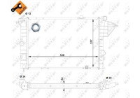 Radiator, engine cooling EASY FIT