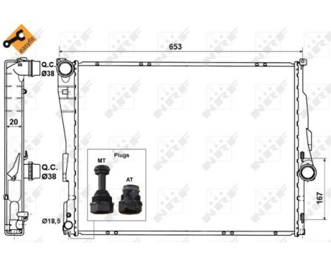 Radiator, engine cooling EASY FIT, Image 5