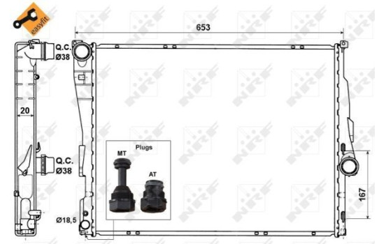 Radiator, engine cooling EASY FIT, Image 5