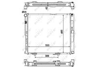 Radiator, engine cooling EASY FIT
