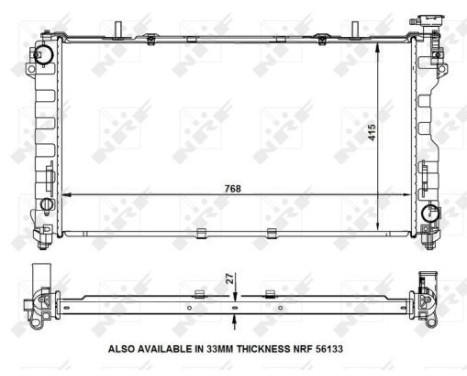 Radiator, engine cooling EASY FIT, Image 5