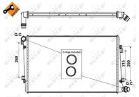 Radiator, engine cooling EASY FIT