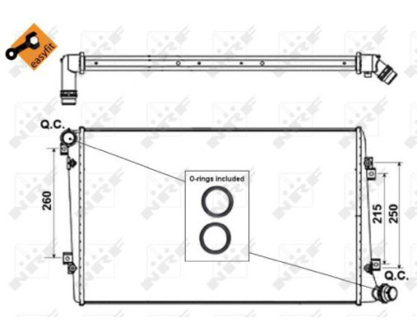 Radiator, engine cooling EASY FIT, Image 5