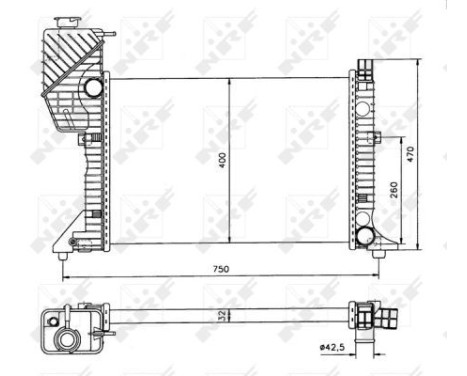 Radiator, engine cooling EASY FIT, Image 5