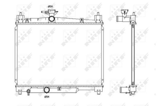 Radiator, engine cooling EASY FIT, Image 5