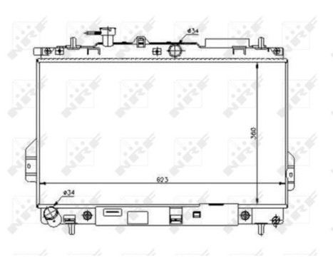 Radiator, engine cooling EASY FIT, Image 5