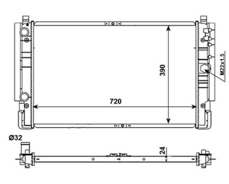 Radiator, engine cooling EASY FIT, Image 5