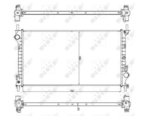 Radiator, engine cooling EASY FIT, Image 5