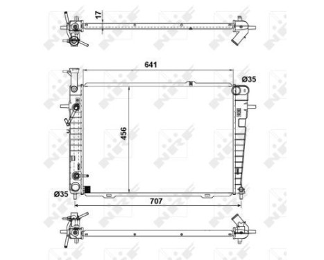 Radiator, engine cooling EASY FIT, Image 5