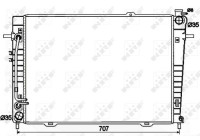 Radiator, engine cooling EASY FIT