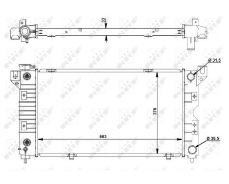 Radiator, engine cooling EASY FIT, Image 5