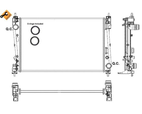 Radiator, engine cooling EASY FIT, Image 5