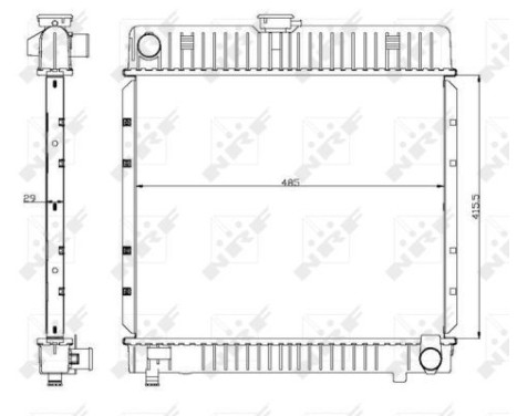 Radiator, engine cooling EASY FIT, Image 5