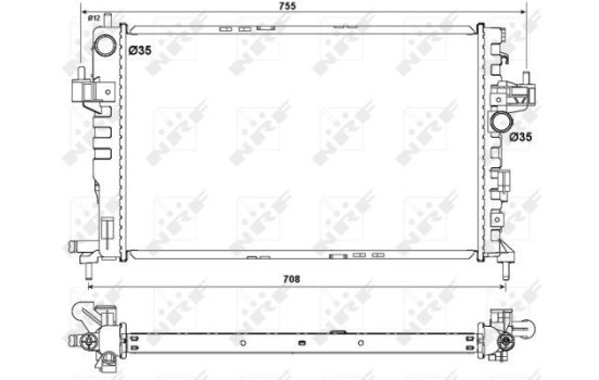 Radiator, engine cooling EASY FIT, Image 5