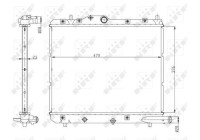 Radiator, engine cooling EASY FIT