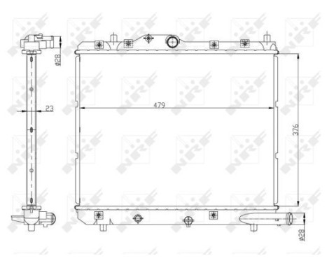 Radiator, engine cooling EASY FIT, Image 5