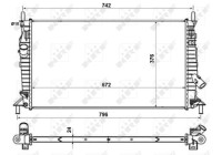 Radiator, engine cooling EASY FIT