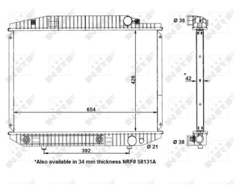 Radiator, engine cooling EASY FIT, Image 5