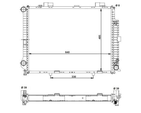 Radiator, engine cooling EASY FIT, Image 5
