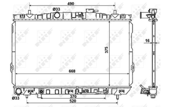 Radiator, engine cooling EASY FIT, Image 5