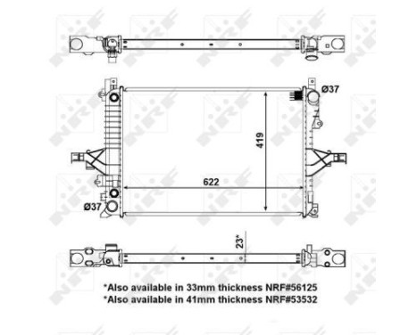 Radiator, engine cooling EASY FIT, Image 5