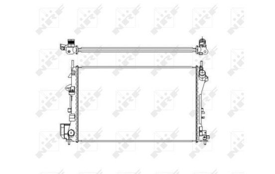 Radiator, engine cooling EASY FIT