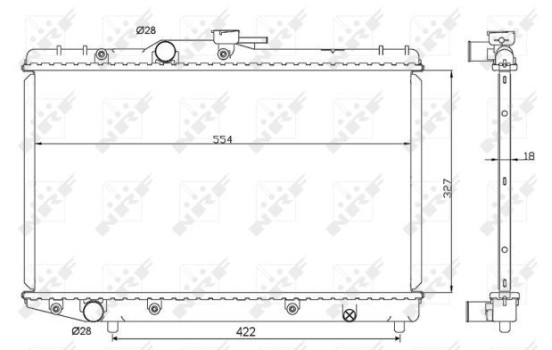 Radiator, engine cooling EASY FIT, Image 6