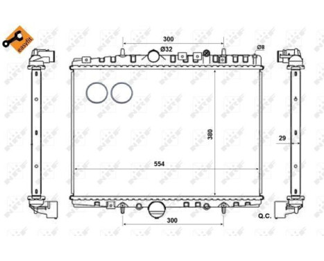 Radiator, engine cooling EASY FIT, Image 6
