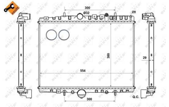 Radiator, engine cooling EASY FIT, Image 6