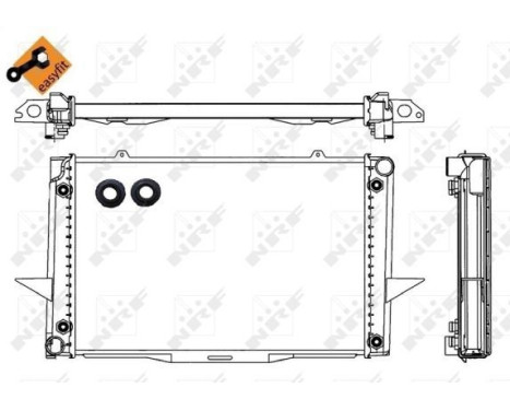 Radiator, engine cooling EASY FIT, Image 5