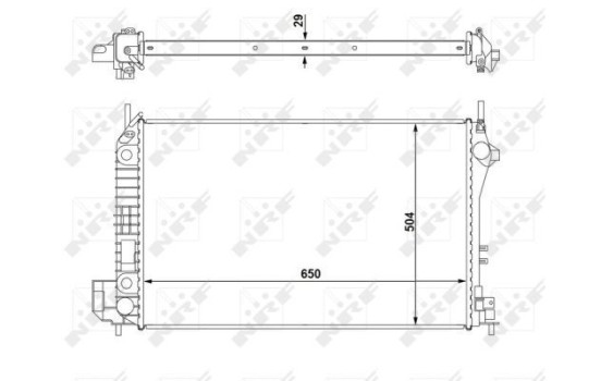 Radiator, engine cooling EASY FIT, Image 4