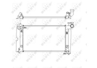 Radiator, engine cooling EASY FIT