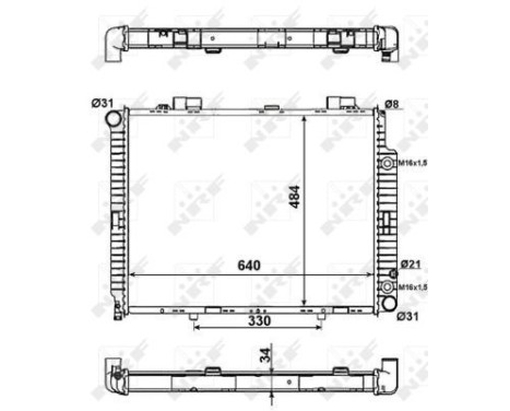 Radiator, engine cooling EASY FIT, Image 5