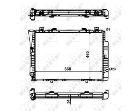 Radiator, engine cooling EASY FIT, Image 5