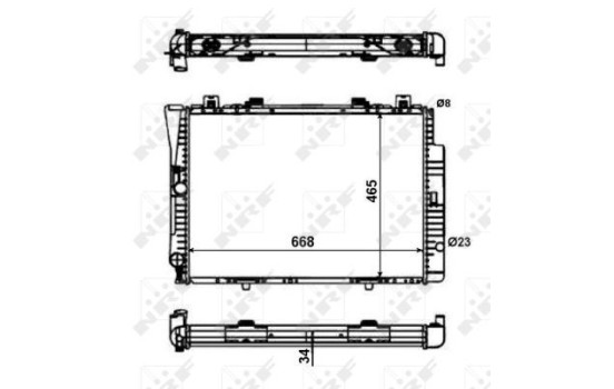 Radiator, engine cooling EASY FIT, Image 5