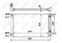 Radiator, engine cooling EASY FIT