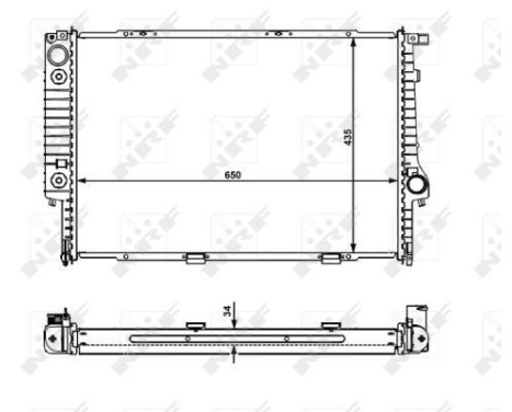 Radiator, engine cooling EASY FIT, Image 4