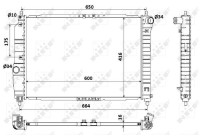 Radiator, engine cooling Economy Class