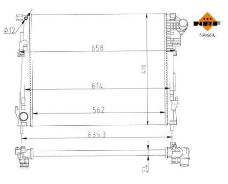 Radiator, engine cooling Economy Class, Image 5