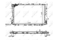 Radiator, engine cooling Economy Class