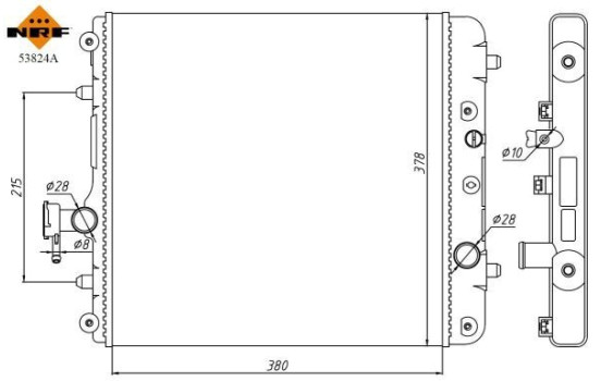 Radiator, engine cooling Economy Class, Image 5