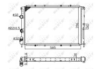 Radiator, engine cooling Economy Class