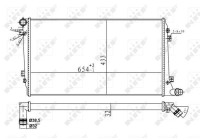 Radiator, engine cooling Economy Class