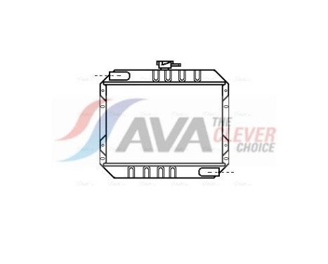 Radiator, engine cooling FD2012 Ava Quality Cooling