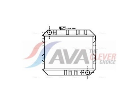Radiator, engine cooling FD2014 Ava Quality Cooling