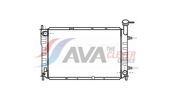 Radiator, engine cooling FD2184 Ava Quality Cooling