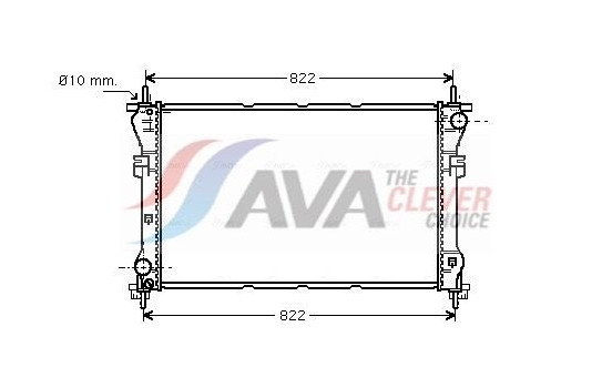 Radiator, engine cooling FD2318 Ava Quality Cooling