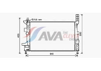 Radiator, engine cooling FD2578 Ava Quality Cooling