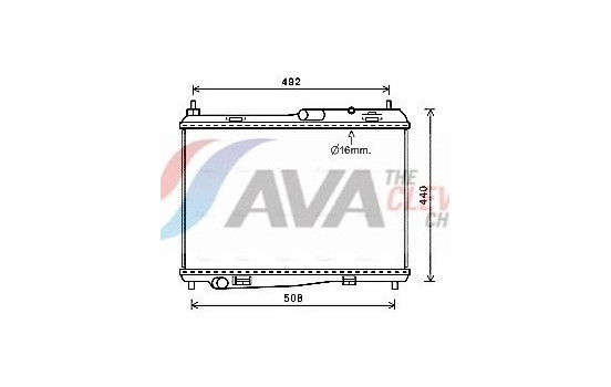 Radiator, engine cooling FD2620 Ava Quality Cooling