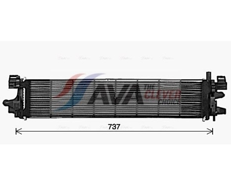 Radiator, engine cooling FD2663 Ava Quality Cooling